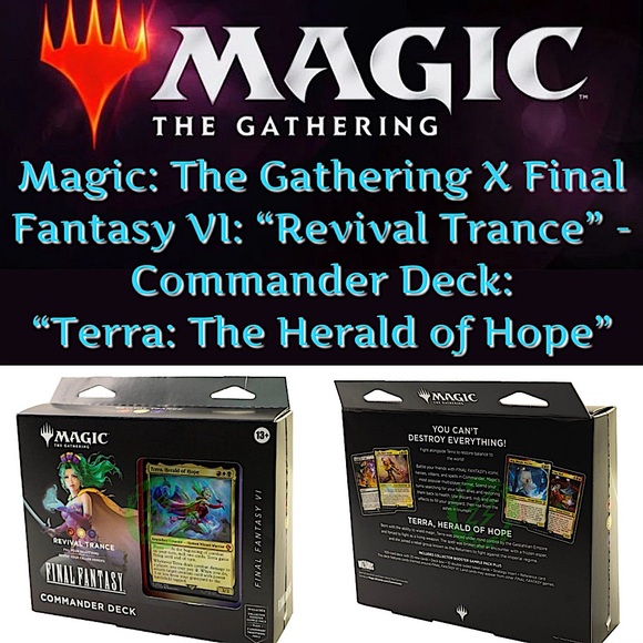 🪄Magic: The Gathering X Final Fantasy VI: “Revival Trance” - Commander Deck✨NEW✨ - Picture 1 of 15